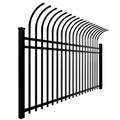 Decorative Power Coated Iron and Steel Tubular Picket Fence with Eco-Friendly Design Anti-Rust Heat Treated for House Garden