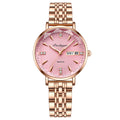POEDAGAR 2022 New Women Wristwatch Waterproof Casual Diamond Dress Watch Fashion Trend Steel Band Ladies Quartz Watch