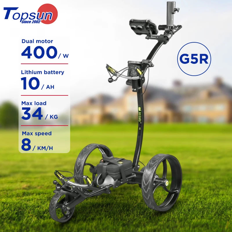 3 Wheels Electric Golf Scooter Folding Golf Cart REMOTE CONTROL Utility Golf Cart