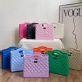 Retro Diamond Shaped Beach Bag Waterproof EVA Handbag Summer New DIY Charm