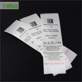 Custom Logo Printed Satin Eco-Friendly Care/Washing Labels for Clothing-Custom Sizes 12 Colors Roll Form Fold & Washable