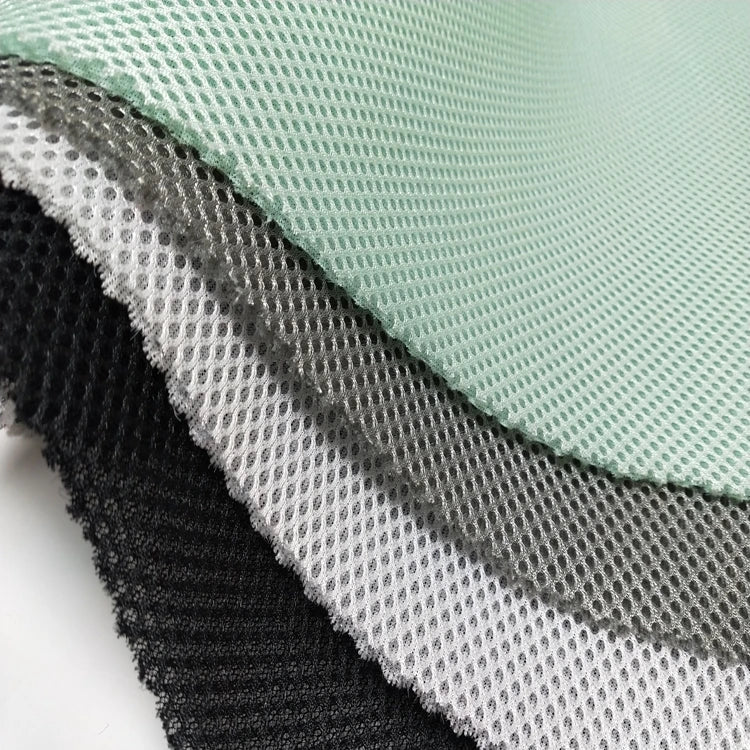 Jiangsu 100% Polyester Tricot Sofa Cloth Lightweight Knitted Rock 3D Sandwich Air Mesh Fabric High Quality for Cars Anti-Static