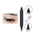 Private Label Fast Dry Double Hand Waterproof Long Lasting Liquid Eyeliner With Eraser Pencil