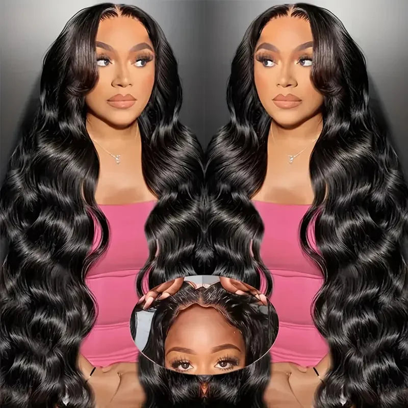 Wolsale Ready-to-Go 13x4 HD Lace Front Wigs Glueless Put-on Go Body Wave Wig Pre-Plucked Human Hair Transparent Lace Color