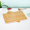 Bamboo Bead Measuring Board Tool Jewelry Design Mats Beading DIY Bracelets Necklaces Bead Design Boards Bracelet Making Tray