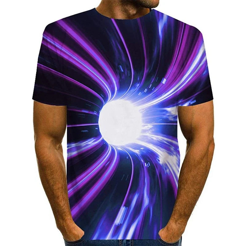 Fitspi 3D Print Shirts Mens Boys Fashion 3D T Graphic Tees Printed Shirts Tshirt Streetwear Short Sleeve With Designs