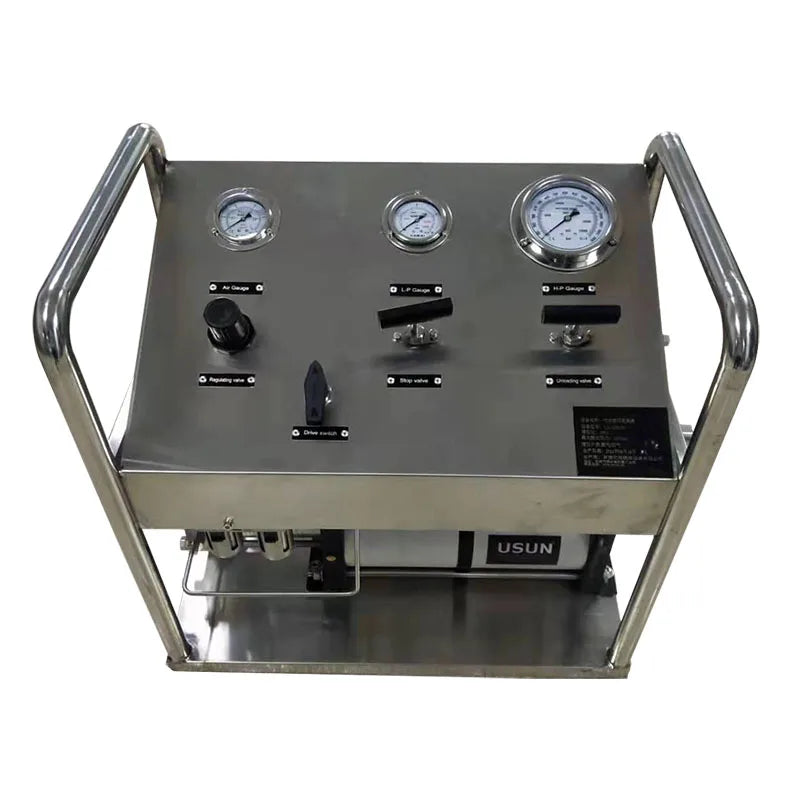 USUN Brand Model:US-2GB  Portable High Pressure Nitrogen Gas Booster Pump System for Valve Testing