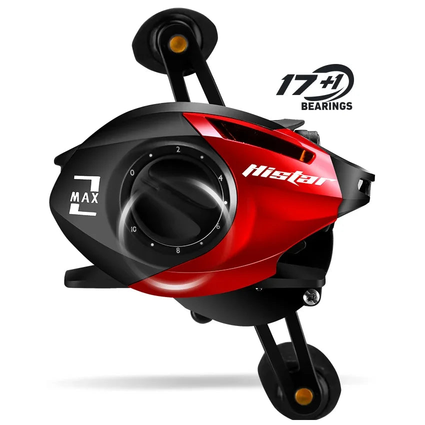 HSD BaitCasting Reels 6Color Graphite Aluminum Alloy Material Top Selling Fishing Reels 6.3:1 Bearing Bait Casting Fishing Reel