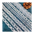 Manufacturer Wholesale Low Price 3.5cm Cotton Guipure Eco-Friendly White Embroidery Lace Trim for Bridal Dress Garment T12279