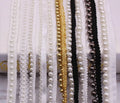 Garment Accessories Chain Handmade Sustainable Crafts Pearl Beaded Lace Trim