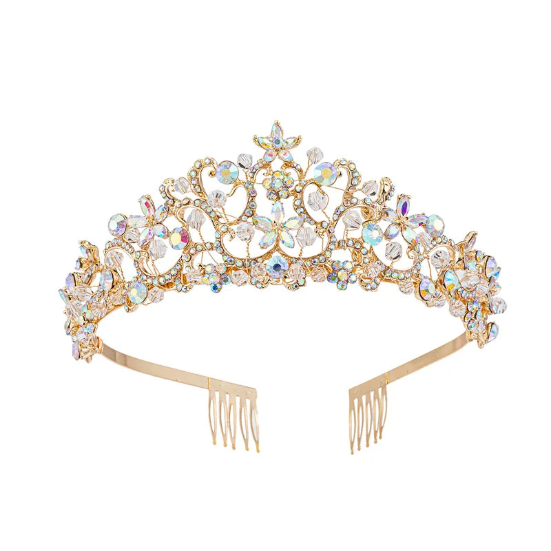 LUOXIN New Hot Sale Small Wedding Hair Accessories Bridal Princess Tiara