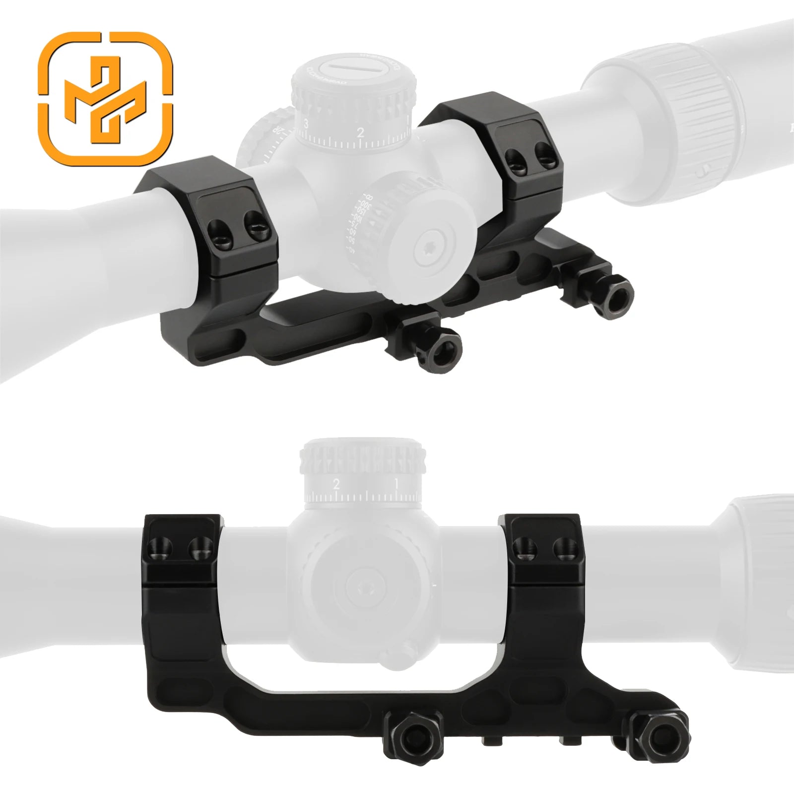 Focuhunter MZJ-MOT-0041 30mm Scope Ring Mount 6061 Aerospace Aluminum Hard Anodize Black Telescopic Siht Scope Accessories