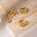 Ocean Series Collection Fresh Vacation Style Open Rings for Men and Women Non-fading Stainless Steel Rings Hot Sale