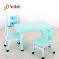 Feelkids Eco-Friendly Kids Desk and Chair Set Study Black for Kindergarten