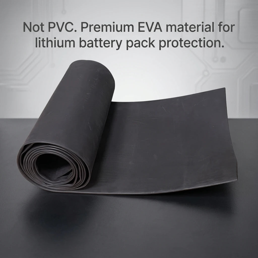 EVA Heat Shrink Sleeve for Lithium Battery Pack | Non-PVC Battery Shrink Wrap tubes| Flame Retardant Halogen-Free
