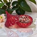 Luxury Home Essentials Empty Glass Candlestick Holder with Lid for Candle Making Supplies Customized Color Wedding