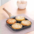 Non-stick Aluminum Alloy Saute Pan Flat-bottomed Frying Pan for Gas and Induction Cookers