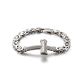 KALEN Personality Stainless Steel Chain Splice Cross Men's Bracelet