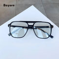 Boyarn New Anti-Blue Light Glasses Photochromic Eye Frame Double Beam Tr90 Frame Uv400 Sunglasses Shades