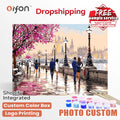 Realistic Oil Painting Customized Diy Paintings Art on Canvas Landscape Scenery Paint by Numbers Without Frame ORFON Brand