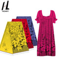 Henry Micronesia Chuuk Skirt New Design Polyester Print Fabric Hibiscus Turtle Dress Fabrics for Summer Garment Soft