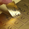 Custom Label Waterproof Vinyl Self Adhesive Logo Sticker Label Printing Adhesive Food Stickers Design Printing Labels Stickers