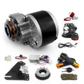 L-faster DIY EU USA Warehouse Side Hung 250W 36V Brushless Direct Dc Motor Cheap Electric Bike Kit