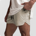 SHINBENE Quick Dry Breathable Outdoor Running Sports Shorts Adjustable Waist Plus Size Workout Shorts