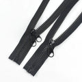 For Deepeel ZA211 10# Double Slider Open-End Two-Sided Resin Zipper for Clothing Inside and Outside Access Sewing Accessories