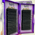 Cashmere 05 Cc 8mm-25mm matte black volume individual cashmere lash tray Wholesale Private Label Black Cashmere Lash Extensions