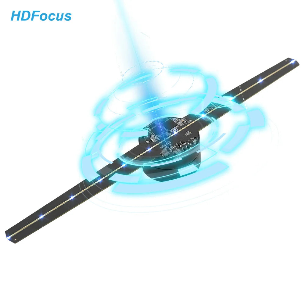 42cm Indoor Advertising LED Fan Holographic Screen 3D Hologram Light Projector