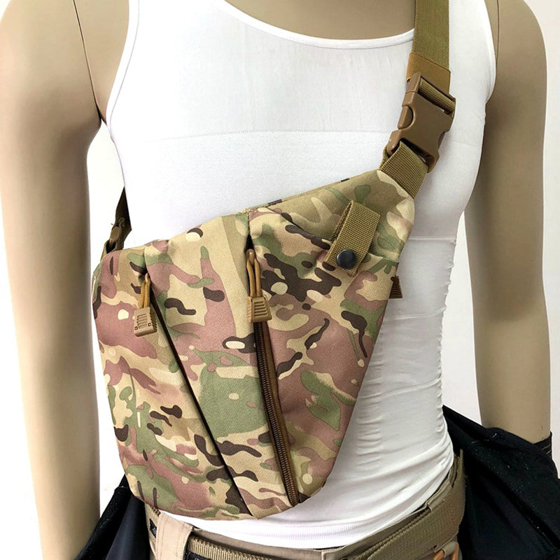 Wholesale Travel Hiking Climbing Cycling Outdoors Waist Bags for Men Tactical Fanny Pack Anti-Theft Crossbody Chest Bag