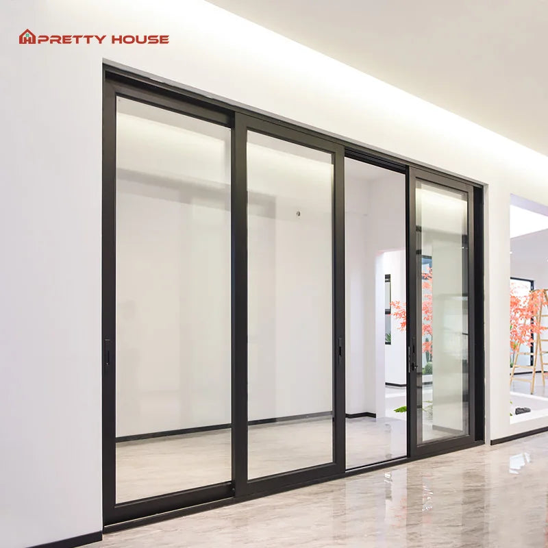 Commercial AS2047/AS2208 Australian Standard Aluminium Thermal Break Glass Sliding Door System
