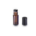 Wholesale Essential Oil Roller Bottles 5ml 5 ML 10ml 10 ML Perfume Blue Fancy Glass Roll on Bottle