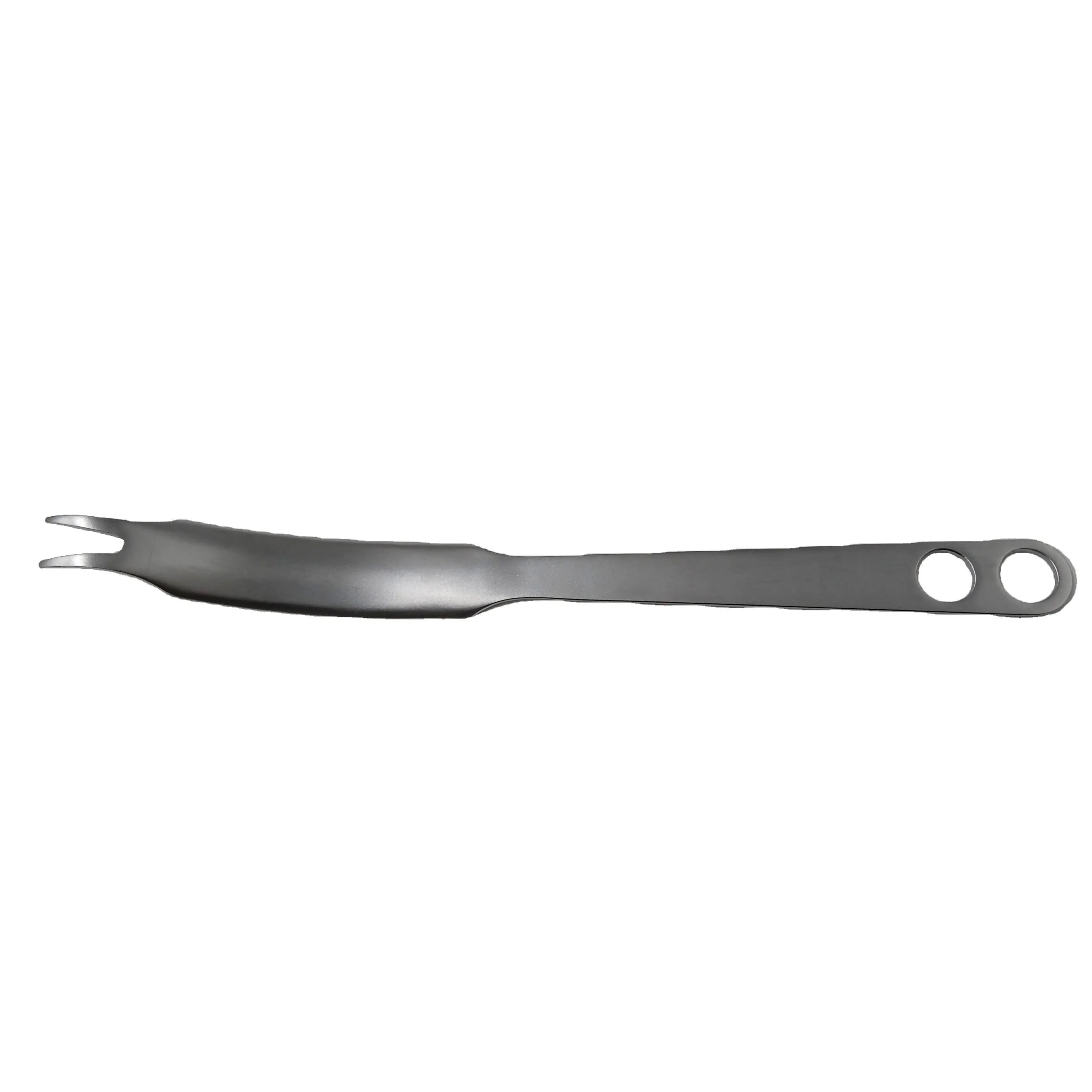 Stainless Steel Orthopedic Surgery Basic Instrument Double Teeth Retractor