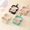 Luxury Wholesales Mini Portable Jewellery Box Leather Storage Organizer  Travel Ring Leather case