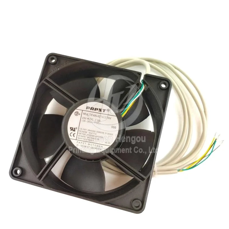 4214/37HV Fan Printing Machine 24v 7.2W 5 Wires Can Adjustable Speed