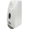 Manual Squeeze Large Volume Hand Soap Dispenser with White Look Visual Window Modern Design Wall-mounted ABS Material