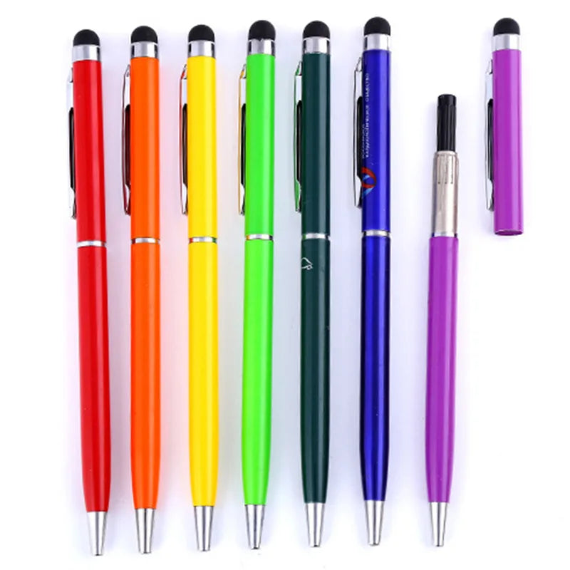 Hot Sales Hotel Pen Promotional Slim Metal Pen Custom logo Hotel Pen With Stylus