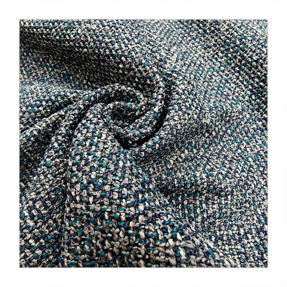 New Lazy Boy Upholstery Polyester Linen Sofa Fabric DYED Home Textile for Curtains Woven YARN Fabric 40000 Jacquard