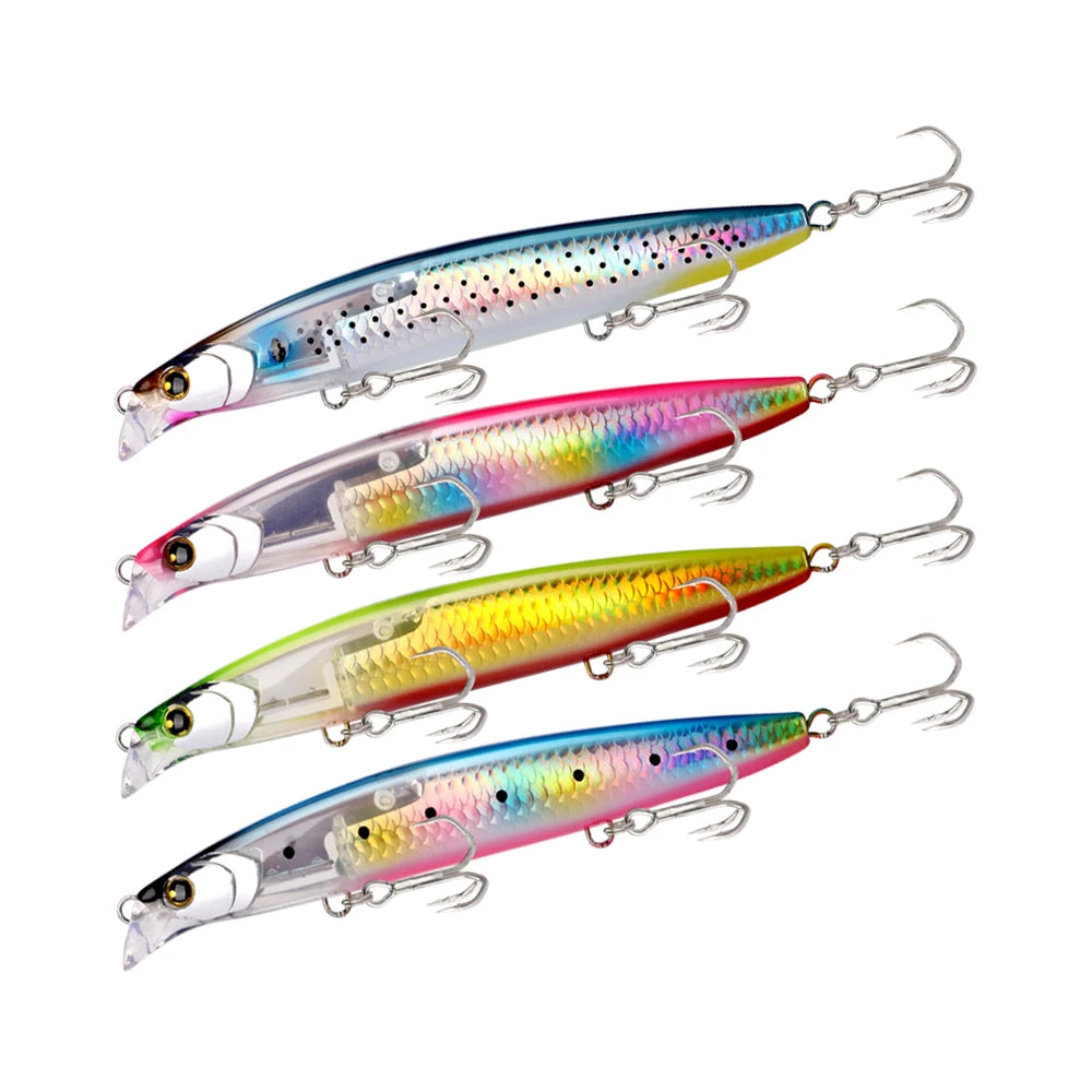 HONOREAL 140mm 31g Plastic Stick Long Casting Sinking Freshwater Chinese Fishing Minnow Hard