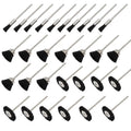 Strong Ostrich Nylon Bristle Wheel Brushes Jewelry Rotary Cotton Polishing Tool Set Ostrich Jewellery Polishing Brush