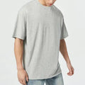 100% Cotton Men's T-Shirt High Quality Fashion Streetwear O Neck Drop Shoulder Oversized T Shirt for Men
