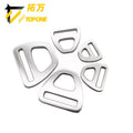 High Load-Bearing Black Triangle Aviation Aluminum Buckle Backpack Strap Accessory Durable Belt Buckles