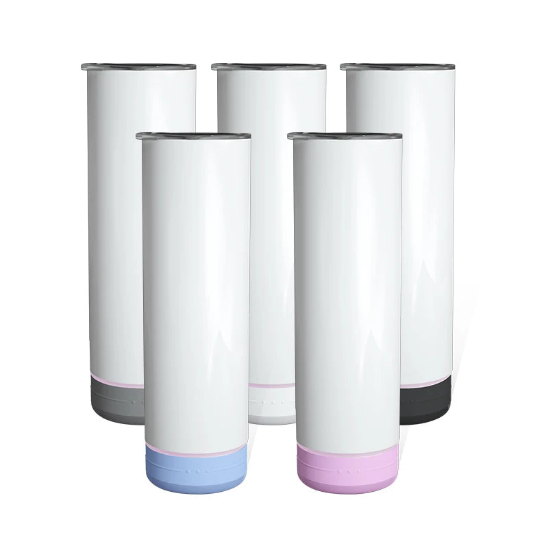 Auplex New Model DIY Tumbler Customize Metal Bluetooth Tea Sublimation Bottler 20 oz