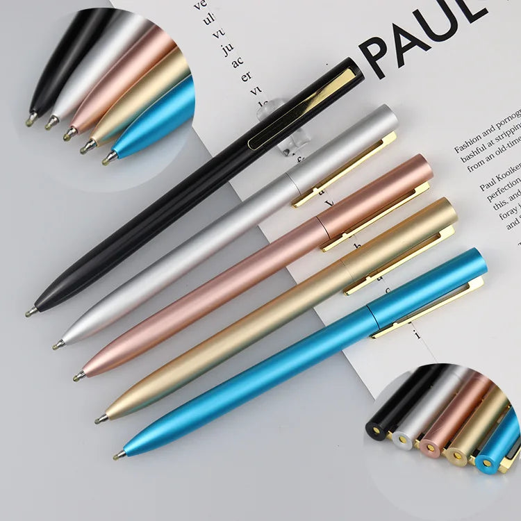 Exquisite Fashion Multi Colour Gold Gel Metal  Gel Pen
