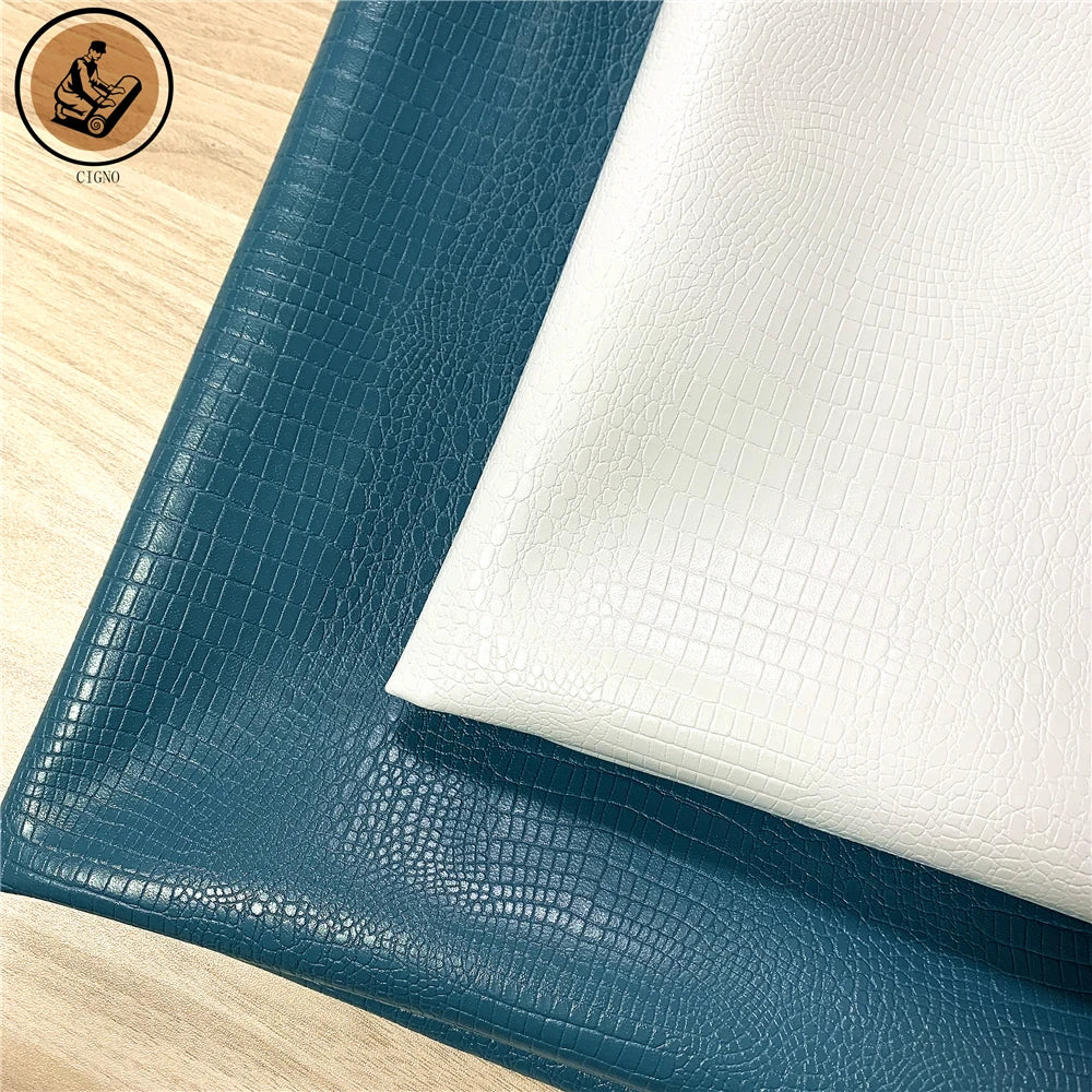 Lizard Skin Embossed PU Faux Leather for Handbags Shoes Bags Waterproof Notebook Recycled Leather