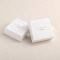 PandaSew Luxury White Cardboard Paper Bracelet Necklace Jewelry Boxes Packaging with Custom Logo MegaBDM