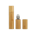 Eco Friendly Cosmetic Packaging 5ml 10ml Baton Shell Essential Oil Glass Roller Bottle with Stainless Steel Roller Bottle