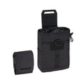 IDOGEAR Folding Mini Molle Drawstring Recovery Mag Drop Pouch 500D Nylon Tactical Dump Pouch